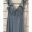 Langes, elegantes Partykleid für Damen mit Trägern (S/M EINHEITSGRÖSSE) ITALIAN FASHION FMPRP23JRE1388
