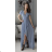 Langes formelles Kurzarmkleid für Damen (Einheitsgröße S/M) ITALIAN FASHION FMPRP23R1413