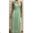 Langes, elegantes, ärmelloses Partykleid für Damen (Einheitsgröße S/M) ITALIAN FASHION FMPRP23M-8753