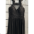 Langes, elegantes, ärmelloses Partykleid für Damen (Einheitsgröße S/M) ITALIAN FASHION FMPRP23M-8753