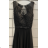 Langes, elegantes, ärmelloses Partykleid für Damen (Einheitsgröße S/M) ITALIAN FASHION FMPRP23DF8303