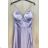 Langes, elegantes Partykleid für Damen mit Trägern (S/M EINHEITSGRÖSSE) ITALIAN FASHION FMPRP23HM2188