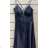 Langes, elegantes Partykleid für Damen mit Trägern (S/M EINHEITSGRÖSSE) ITALIAN FASHION FMPRP23HM2188
