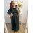 Damenkleid in Übergröße, elegant, für den Abschlussball, kurze Ärmel (XL/2XL, Einheitsgröße) ITALIAN FASHION IMM239016ZO