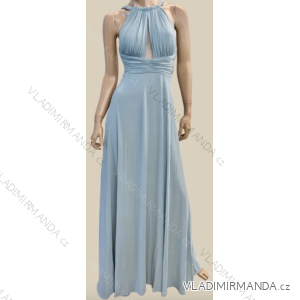 Langes, elegantes, ärmelloses Partykleid für Damen (Einheitsgröße S/M) ITALIAN FASHION FMPRP23JR-17932