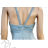 Langes, elegantes, ärmelloses Partykleid für Damen (Einheitsgröße S/M) ITALIAN FASHION FMPRP23JR-17932