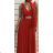 Langes, elegantes, ärmelloses Partykleid für Damen (Einheitsgröße S/M) ITALIAN FASHION FMPRP231203