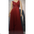 Langes, elegantes, ärmelloses Partykleid für Damen (Einheitsgröße S/M) ITALIAN FASHION FMPRP231663