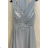 Langes, elegantes, ärmelloses Partykleid für Damen (Einheitsgröße S/M) ITALIAN FASHION FMPRP231663