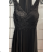 Langes, elegantes, ärmelloses Partykleid für Damen (Einheitsgröße S/M) ITALIAN FASHION FMPRP231663