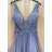 Langes, elegantes Partykleid für Damen mit Trägern (S/M EINHEITSGRÖSSE) ITALIAN FASHION FMPRP23DF8861