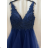Langes, elegantes Partykleid für Damen mit Trägern (S/M EINHEITSGRÖSSE) ITALIAN FASHION FMPRP23DF8861