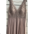 Langes, elegantes Partykleid für Damen mit Trägern (S/M EINHEITSGRÖSSE) ITALIAN FASHION FMPRP23DF8879