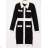 Elegantes Damenkleid mit langen Ärmeln (Einheitsgröße S/M) ITALIAN FASHION FMPRP23DPU415-5