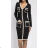 Elegantes Damenkleid mit langen Ärmeln (Einheitsgröße S/M) ITALIAN FASHION FMPRP23DPU406-5