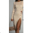 Elegantes Damenkleid mit langen Ärmeln (Einheitsgröße S/M) ITALIAN FASHION FMPRP23824