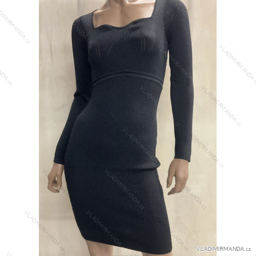 Langarmkleid für Damen (S/M EINHEITSGRÖSSE) ITALIAN FASHION FMPRP23WPU6039