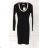 Elegantes Damenkleid mit langen Ärmeln (Einheitsgröße S/M) ITALIAN FASHION FMPRP231416