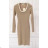 Elegantes Damenkleid mit langen Ärmeln (Einheitsgröße S/M) ITALIAN FASHION FMPRP231416