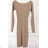 Langarmkleid für Damen (S/M EINHEITSGRÖSSE) ITALIAN FASHION FMPRP23M1555