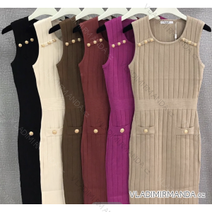 Ärmelloses Damenkleid (S/M EINHEITSGRÖSSE) ITALIAN FASHION FMPRP23MCY03651