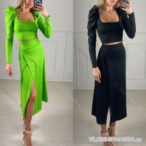 Set aus langärmeligem Oberteil und langem Rock für Damen (Einheitsgröße S/M) ITALIAN FASHION IMPBB23B10874/6458