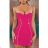 Elegantes trägerloses Damenkleid (S/M EINHEITSGRÖSSE) ITALIAN FASHION IMPGM231160