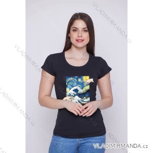 Damen-Kurzarm-T-Shirt (S-XL) GLO STORY GLO23WPO-P8509