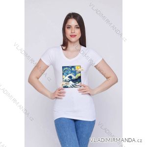 Damen-Kurzarm-T-Shirt (S-XL) GLO STORY GLO23WPO-P8510