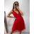 Trägerloses Partykleid für Damen aus Tüll (Einheitsgröße S/M/L) ITALIAN FASHION IM9239005
