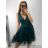 Trägerloses Partykleid für Damen aus Tüll (Einheitsgröße S/M/L) ITALIAN FASHION IM9239005