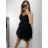 Trägerloses Partykleid für Damen aus Tüll (Einheitsgröße S/M) ITALIAN FASHION IM92311549