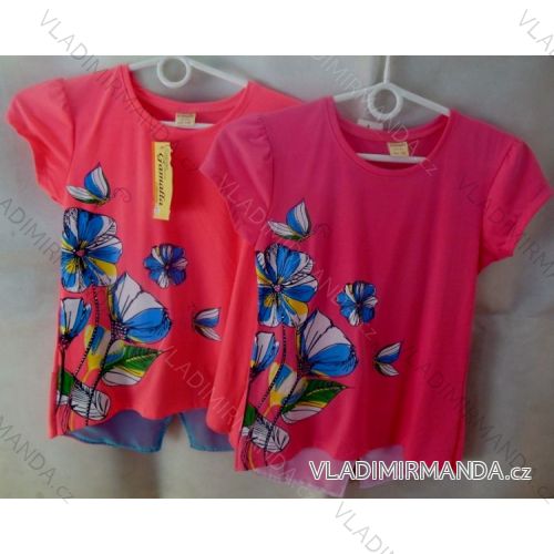 Kleid / Tunika Kurzarm Teenager Mädchen (134-164) TÜRKEI Mode A12