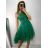 Trägerloses Partykleid für Damen aus Tüll (Einheitsgröße S/M) ITALIAN FASHION IM9238543