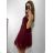 Trägerloses Partykleid für Damen aus Tüll (Einheitsgröße S/M) ITALIAN FASHION IM9238543