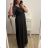 Šaty plesové dlouhé elegantní společenské krátký rukáv dámské nadrozměr (XL/2XL ONE SIZE) ITALSKÁ MÓDA IMM22PL80658 XL/2XL schwarz