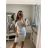 Kleid kurz für Frauen Kleiderbügel (uni s / m) ITALIENISCHER MODUS IMM23ELENA