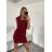 Kleid kurz für Frauen Kleiderbügel (uni s / m) ITALIENISCHER MODUS IMM23ELENA