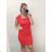 Kleid kurz für Frauen Kleiderbügel (uni s / m) ITALIENISCHER MODUS IMM23ELENA