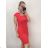 Kleid kurz für Frauen Kleiderbügel (uni s / m) ITALIENISCHER MODUS IMM23ELENA