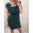 Kleid kurz für Frauen Kleiderbügel (uni s / m) ITALIENISCHER MODUS IMM23ELENA