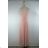 Langes Party-Elegantes Sommerkleid für Damen (Einheitsgröße S/M) ITALIAN FASHION IMPSH233584 Rosa S/M