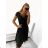 Kleid Kurzarm Damen (Uni L-2XL) ITALIENISCH MODA IMS20004