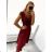 Kleid Kurzarm Damen (Uni L-2XL) ITALIENISCH MODA IMS20004