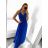 Formales langes elegantes Damenkleid (S/M EINHEITSGRÖSSE) ITALIAN FASHION IM923SILVIA