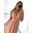 Formales langes elegantes Damenkleid (S/M EINHEITSGRÖSSE) ITALIAN FASHION IM923SILVIA