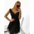Kleid Kurzarm Damen (Uni L-2XL) ITALIENISCH MODA IMS20004