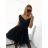 Kleid Kurzarm Damen (Uni L-2XL) ITALIENISCH MODA IMS20004