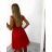 Kleid Kurzarm Damen (Uni L-2XL) ITALIENISCH MODA IMS20004