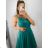 Šaty letní na ramínka dámské (S/M ONE SIZE) ITALSKÁ MÓDA IMPBB22B21841 S/M altrosa
